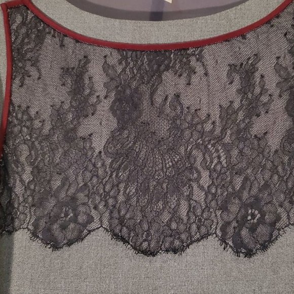 BCBGMAXAZRIA Runway Milenna Dress Grey/Wine Color Size XS $598 - Picture 8 of 13